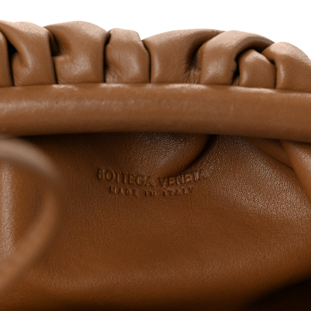 Butter Calfskin The Mini Pouch Teak