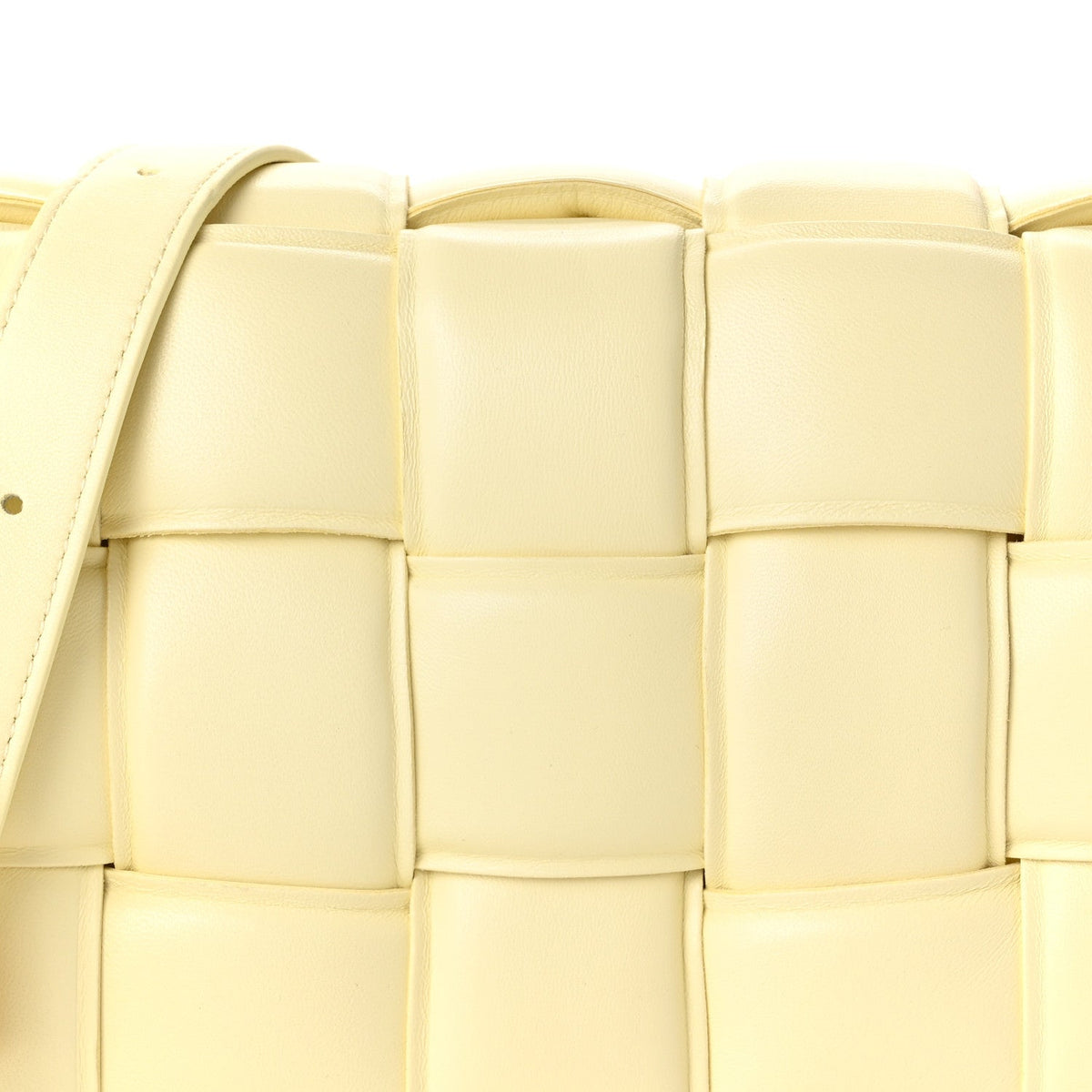Nappa Maxi Intrecciato Padded Cassette Crossbody Bag Zest