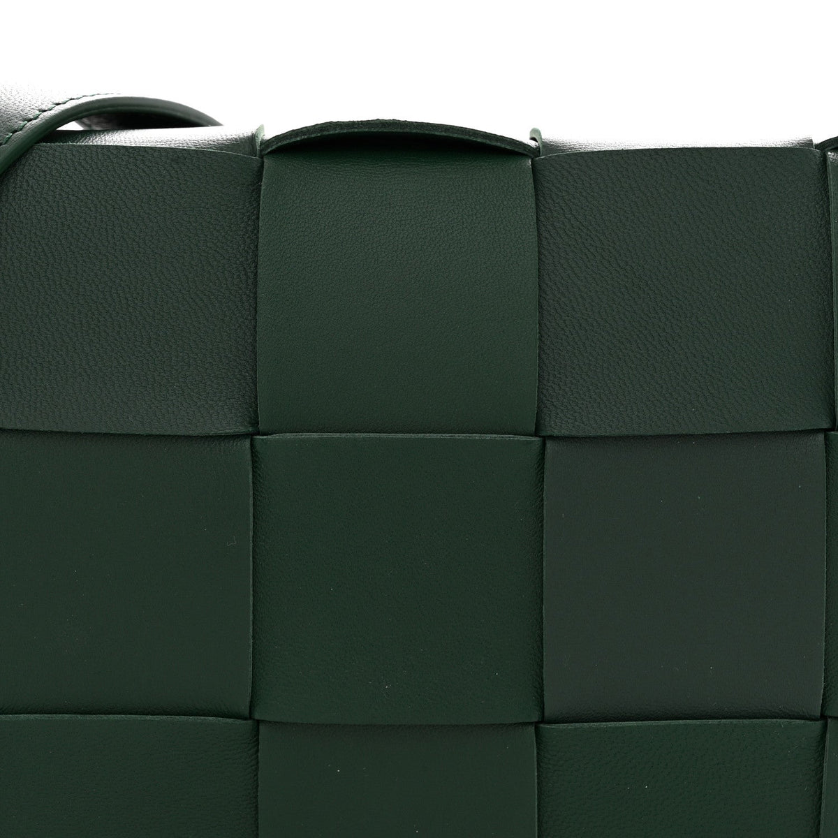 Lambskin Maxi Intrecciato Cassette Crossbody Bag Raintree