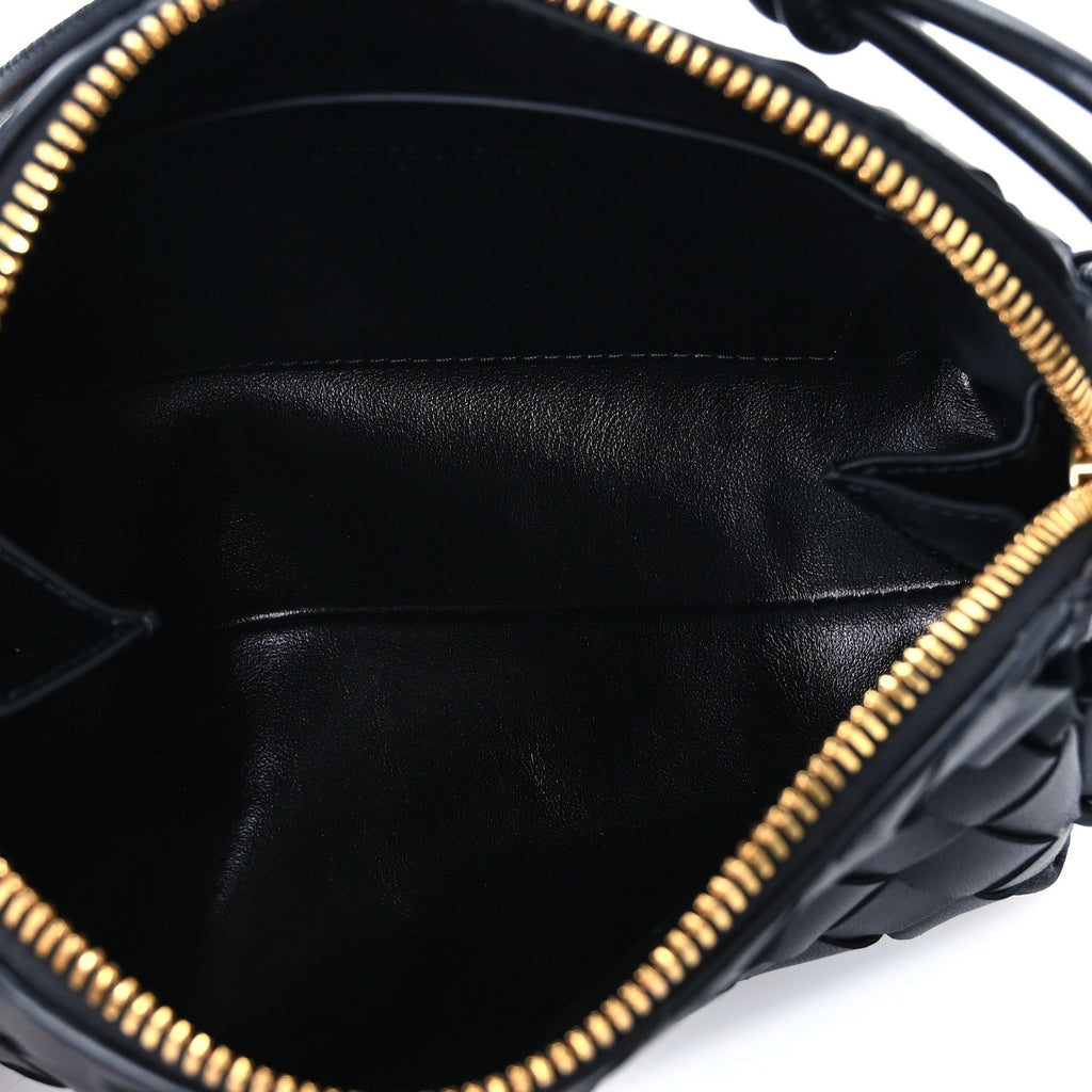 Nappa Intrecciato Concert Pouch Black