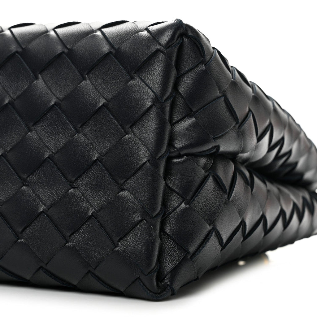Nappa Intrecciato Small Andiamo With Chain Shoulder Bag Nocturnal