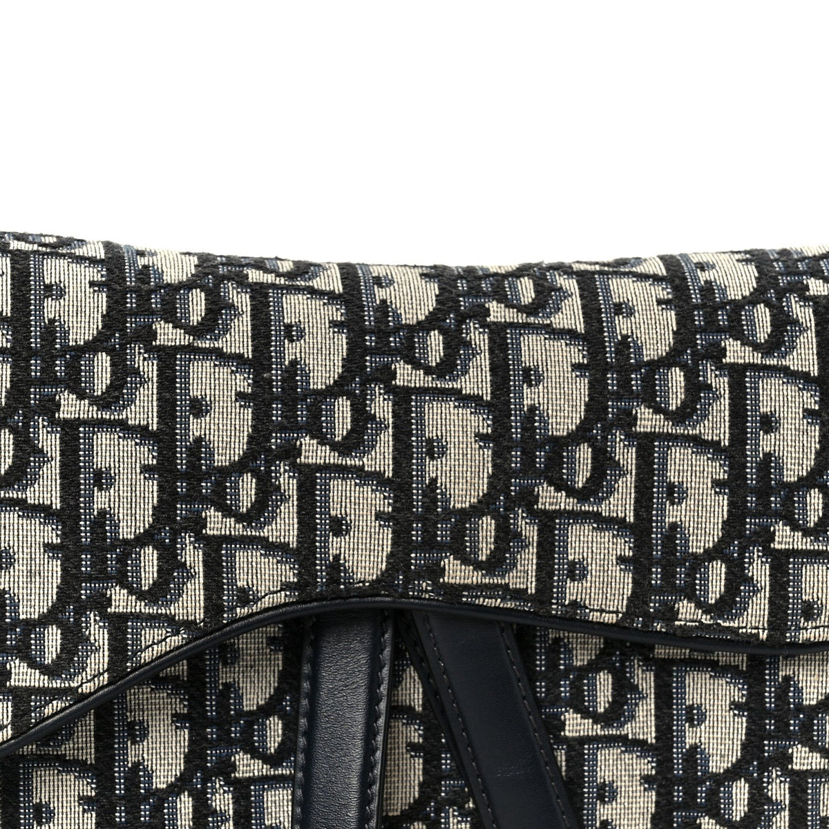 Oblique Saddle Bag Blue