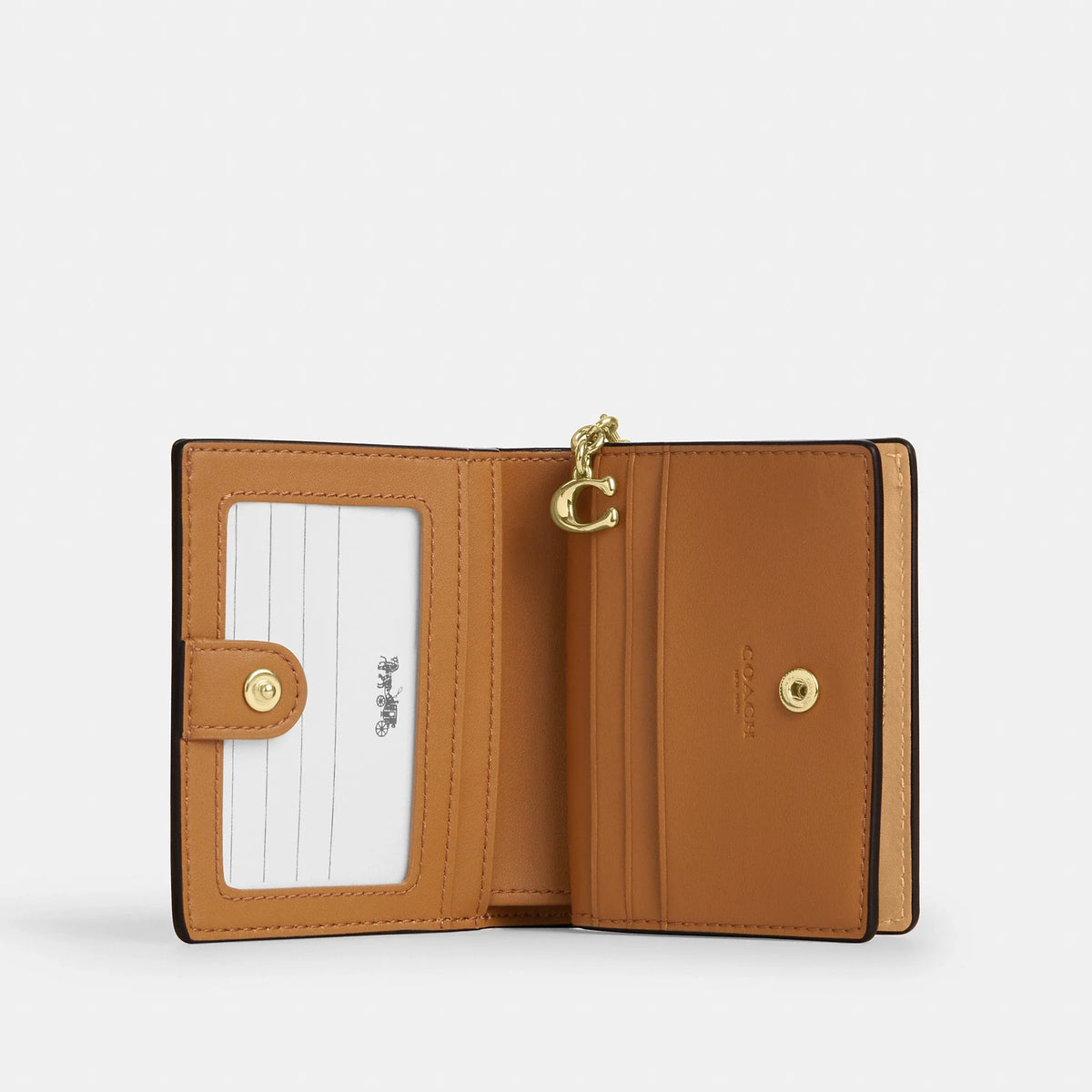 Coach Outlet Snap Wallet With Floral Print