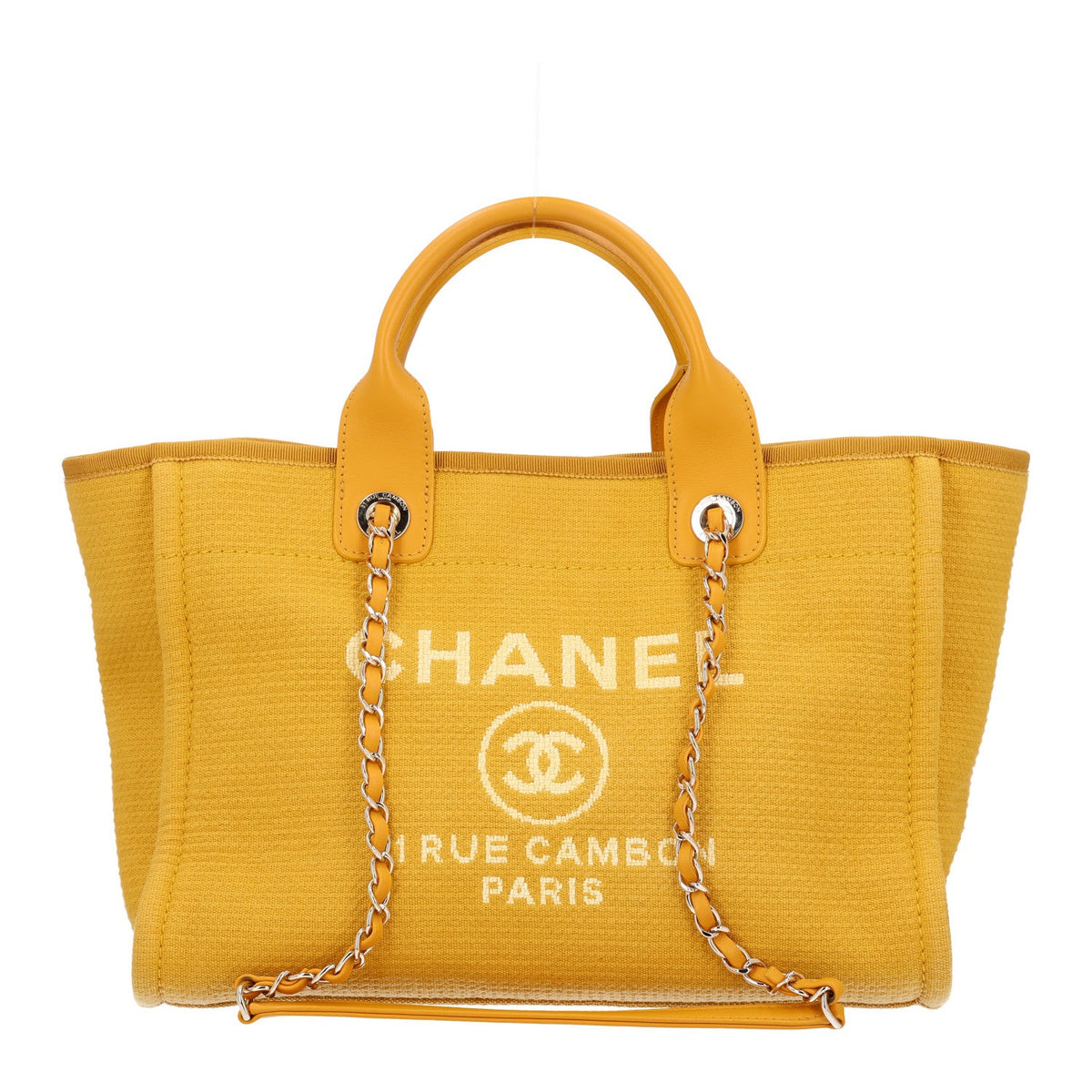 Mixed Fibers Small Deauville Tote Yellow