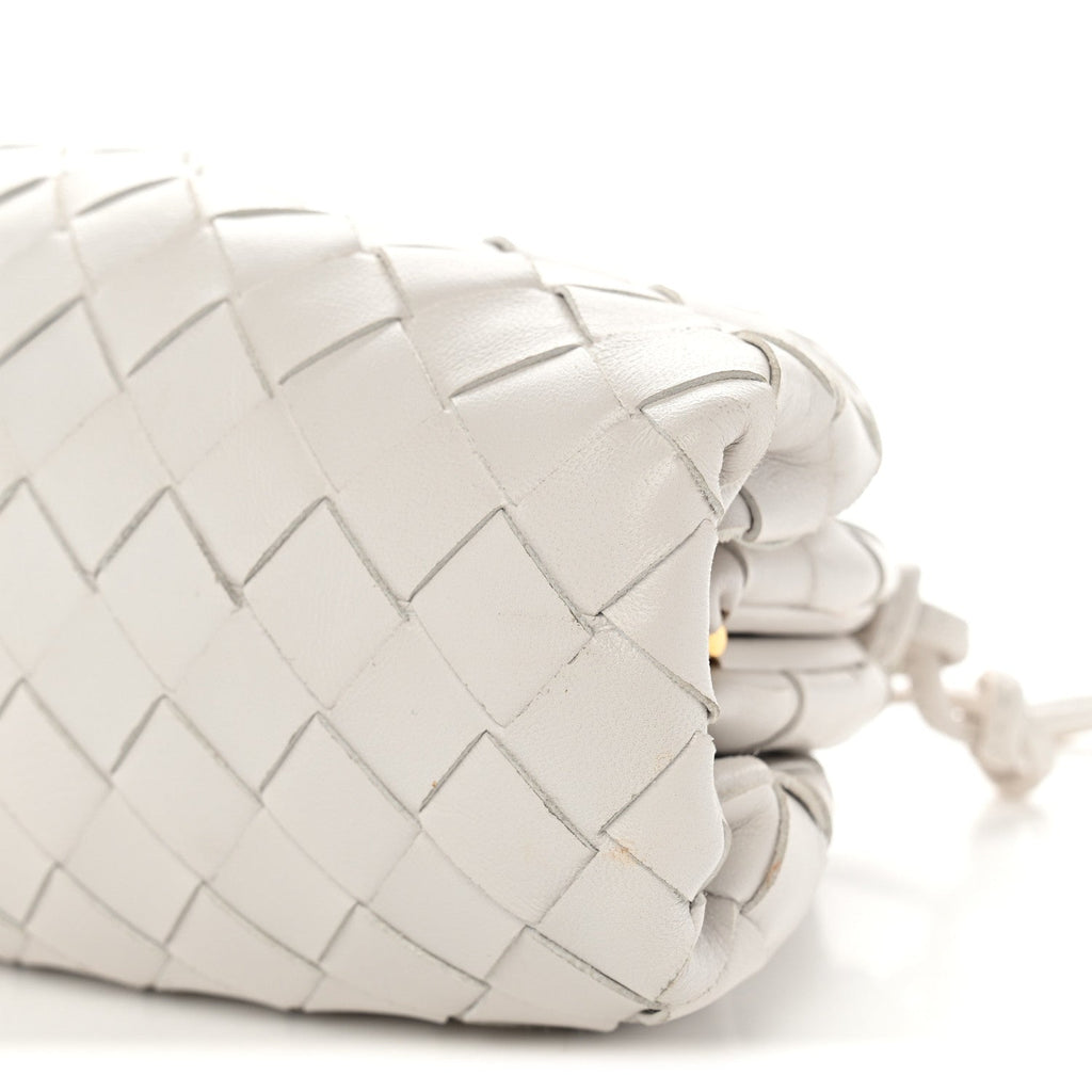 Nappa Intrecciato The Mini Pouch Chalk
