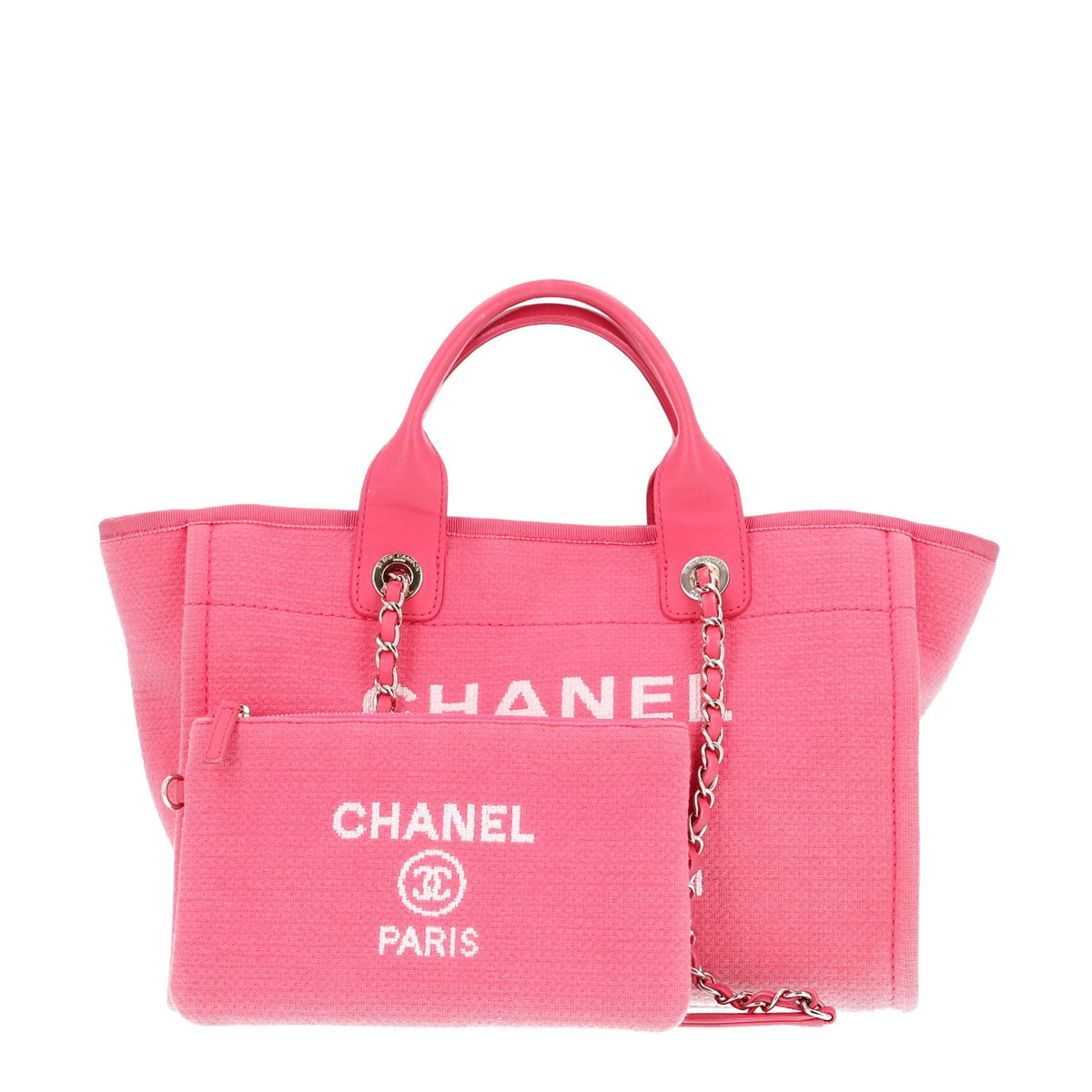 Mixed Fibers Small Deauville Tote Pink