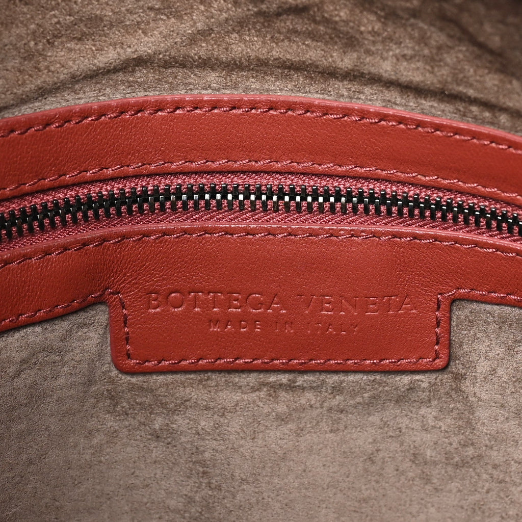 Nappa Intrecciato Large Veneta Hobo Brique