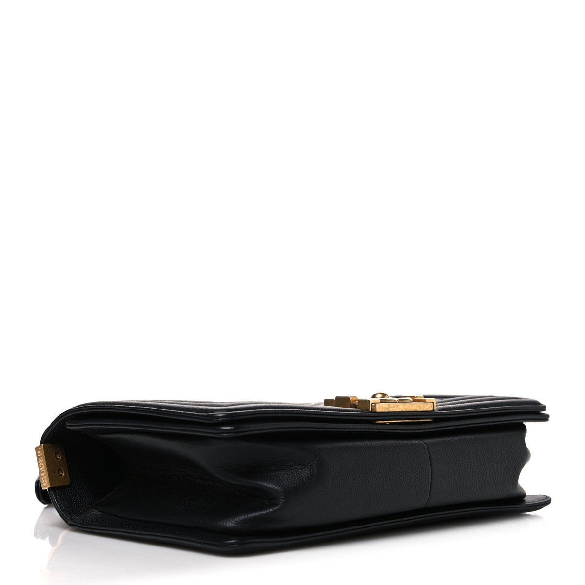 Caviar Quilted Medium Boy Flap Black