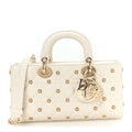 Lambskin Butterfly Cannage Lady D-Joy White