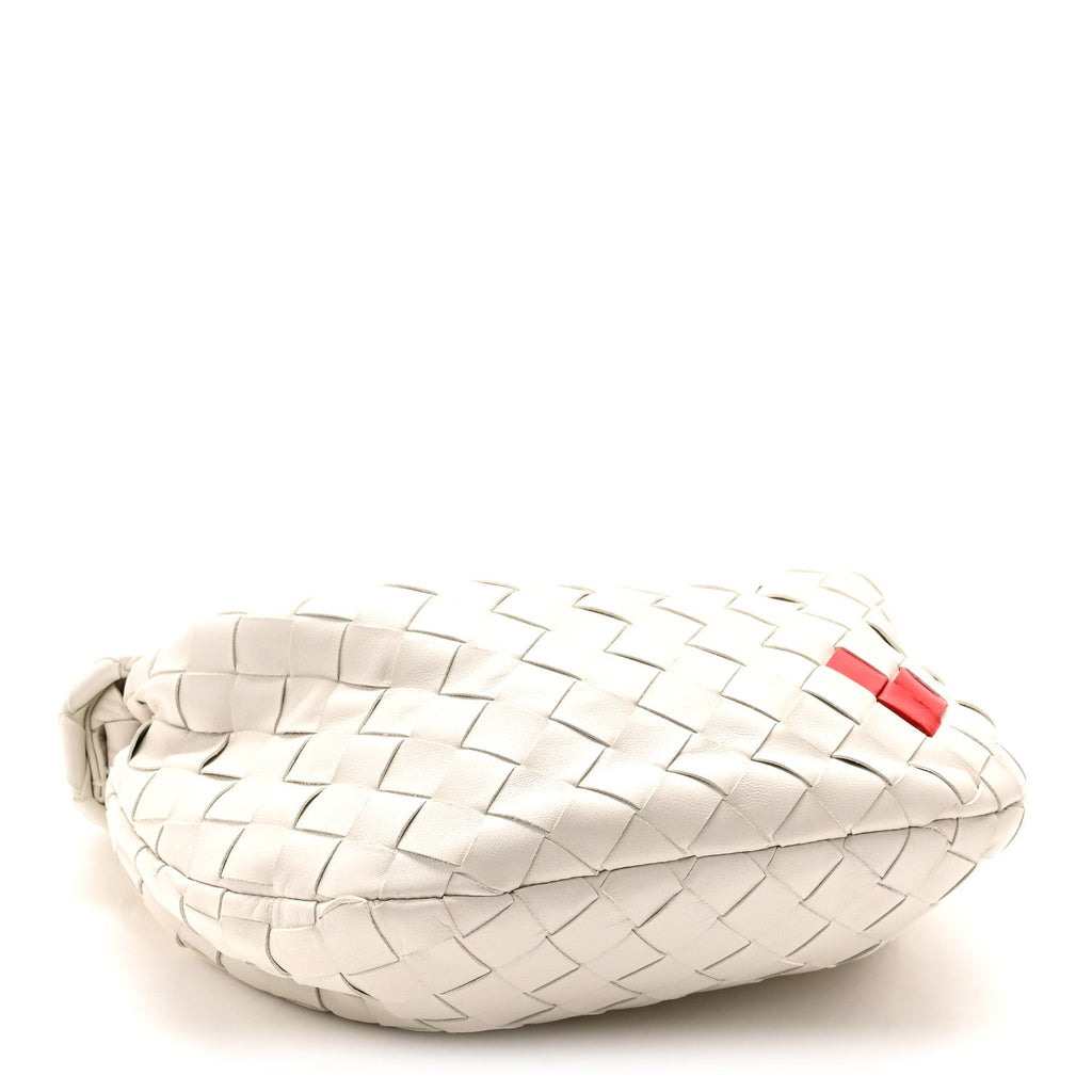 Nappa Intrecciato Mini Heart Jodie White