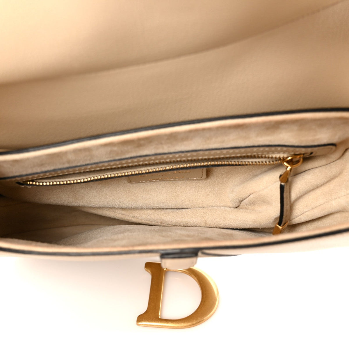 Grained Calfskin Saddle Bag Sable