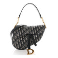Oblique Saddle Bag With Strap Blue