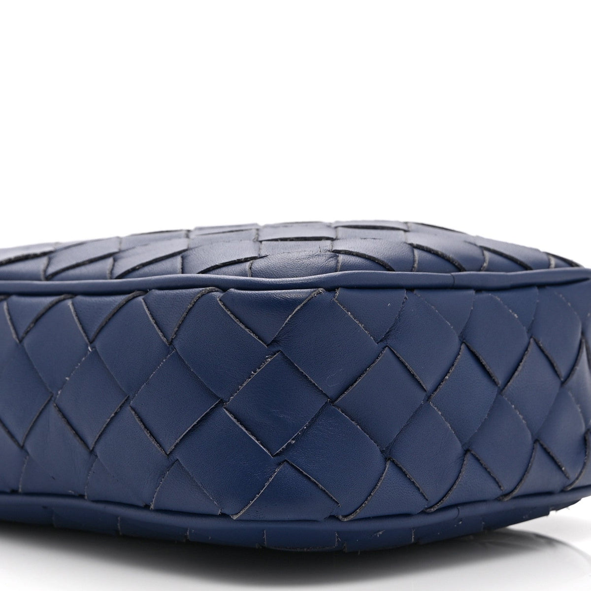 Nappa Intrecciato Phone Case Crossbody Bag Cobalt
