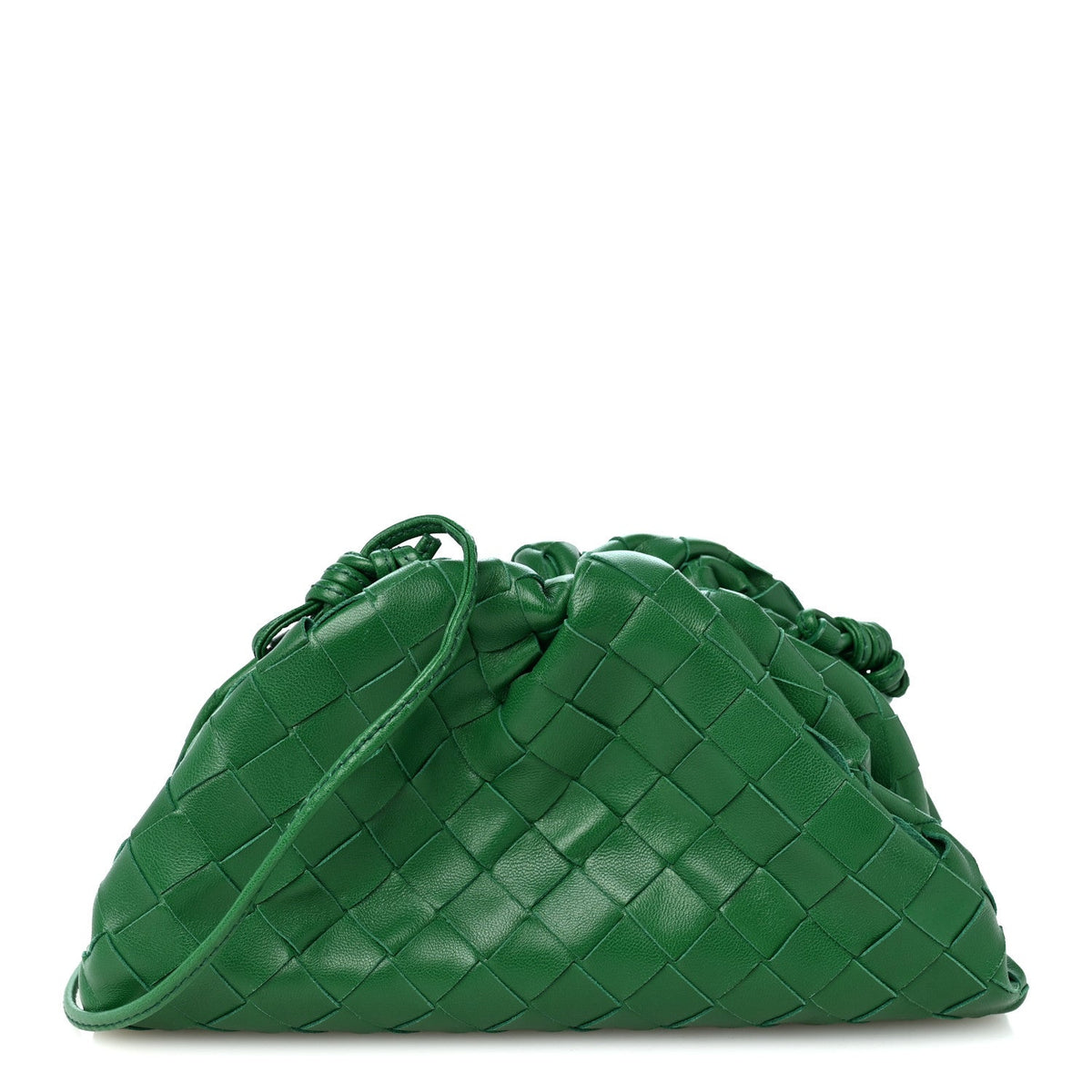 Nappa Intrecciato The Mini Pouch Racing Green
