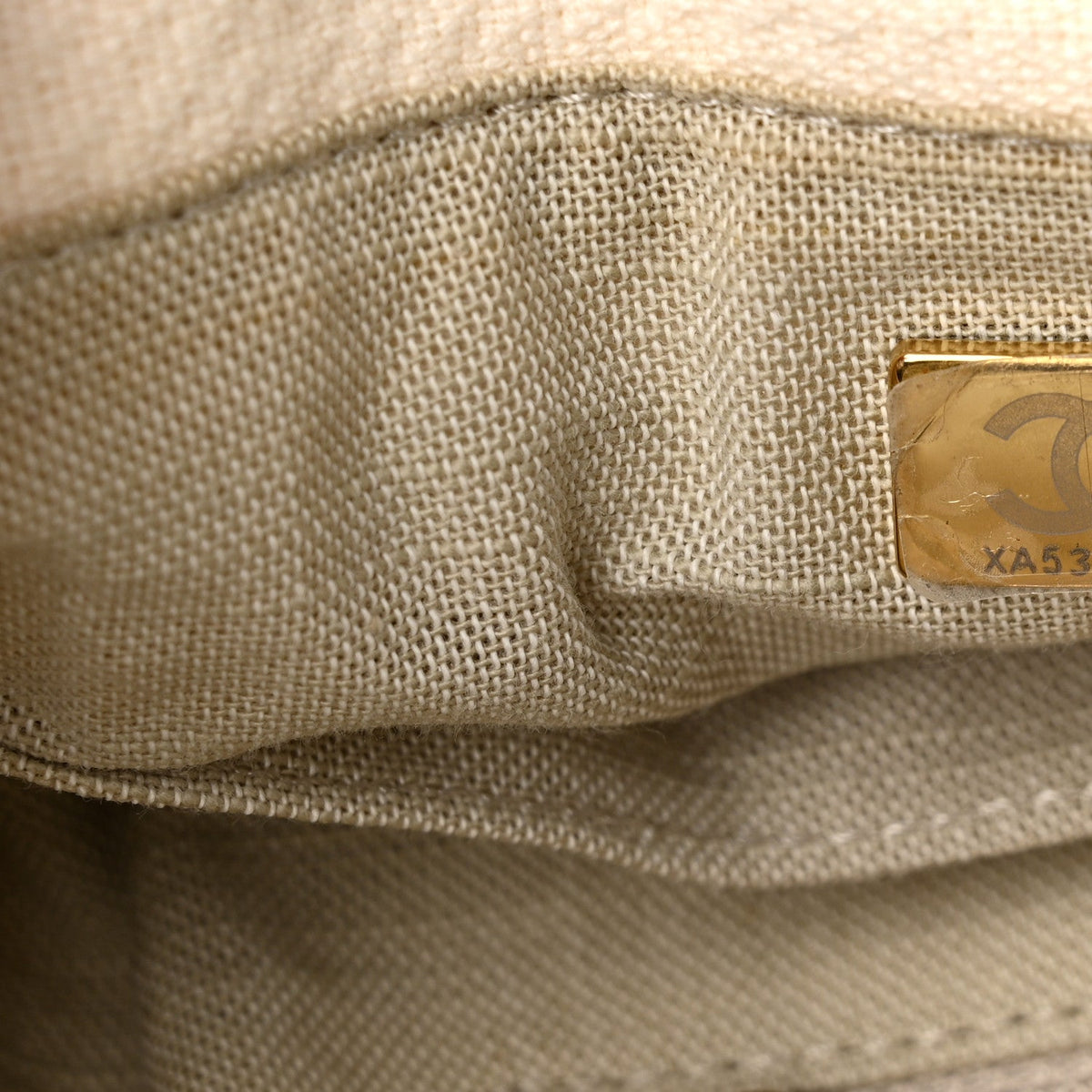 Mixed Fibers Small Deauville Tote White