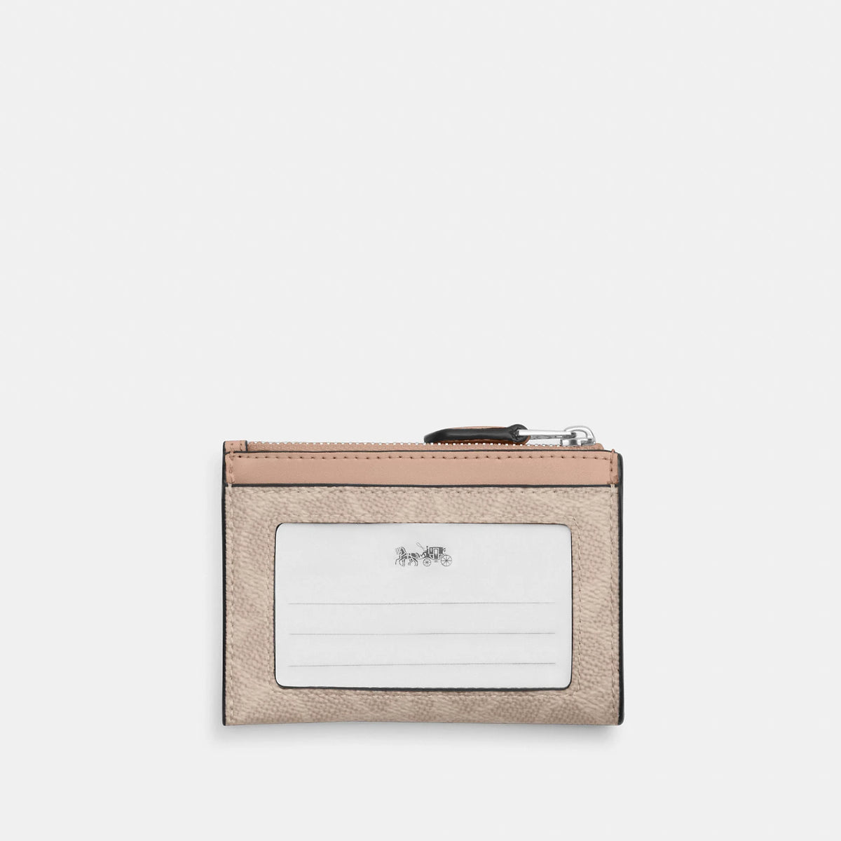 Coach Outlet Mini Skinny Id Case In Signature Canvas