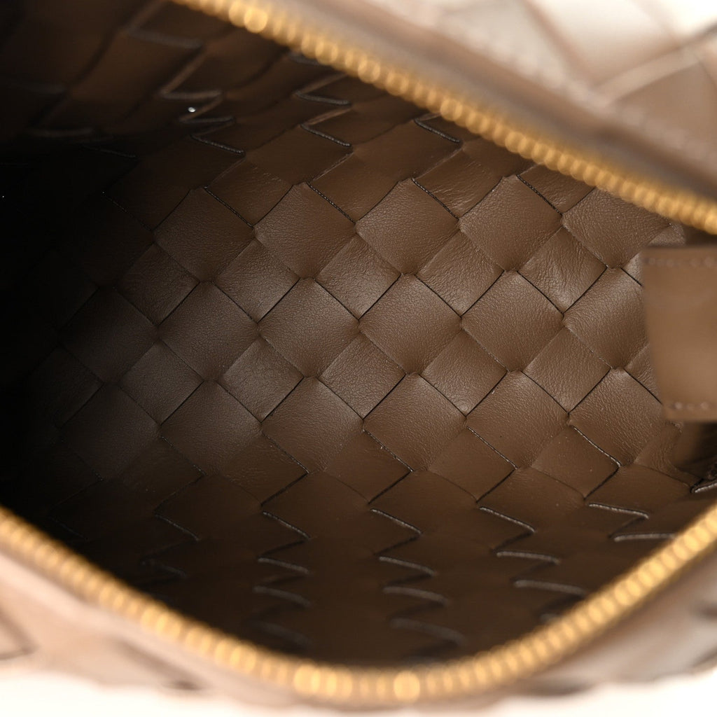 Nappa Intrecciato Mini Loop Camera Bag Pinecone
