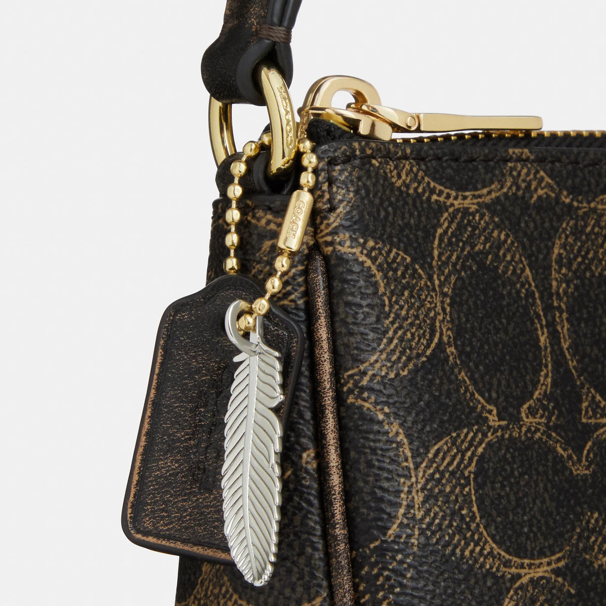 Coach Outlet Nolita 19 In Loved Signature Canvas With Charms