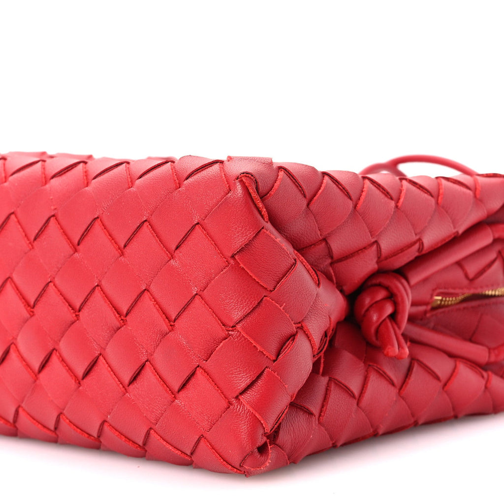 Nappa Intrecciato Small Loop Camera Bag Apple Candy