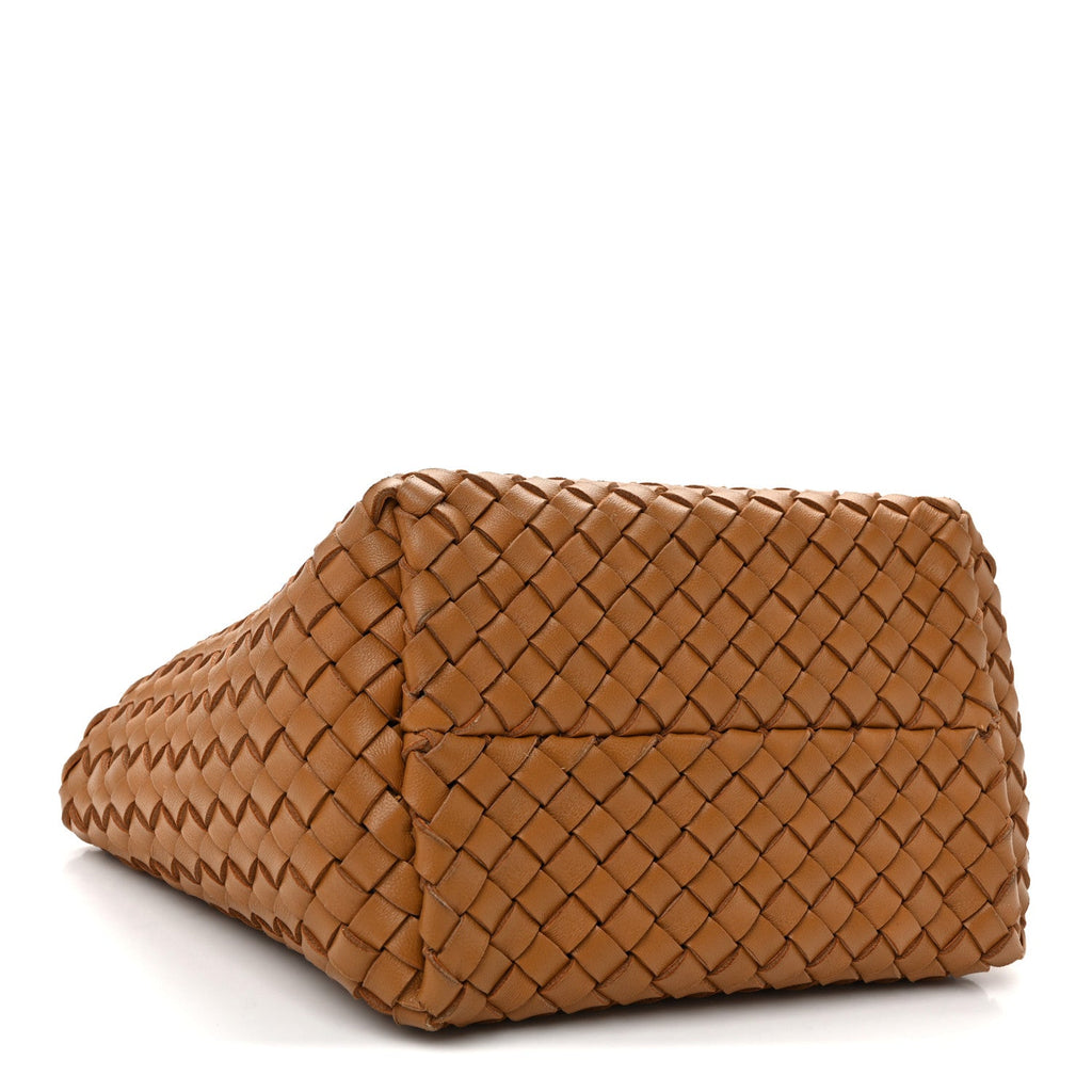 Nappa Intrecciato Mini Cabat Caramel