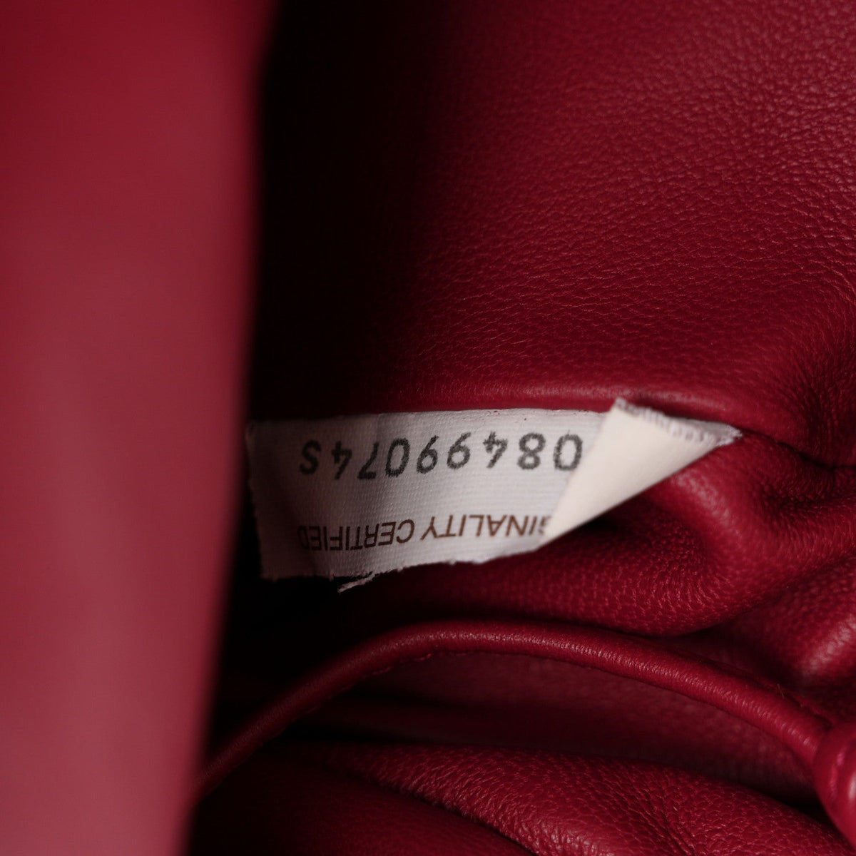 Nappa Intrecciato The Mini Pouch Bordeaux