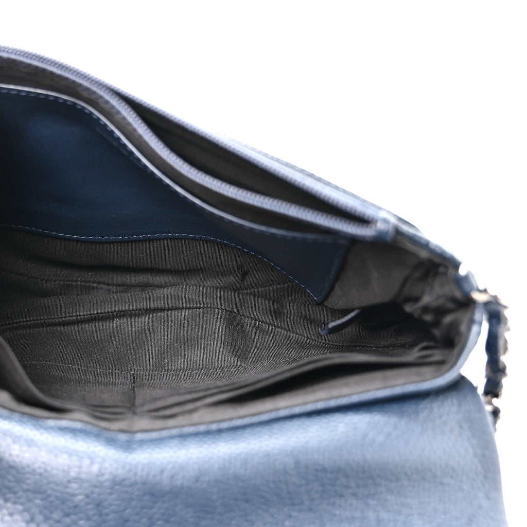 Caviar Half Moon Wallet On Chain WOC Navy