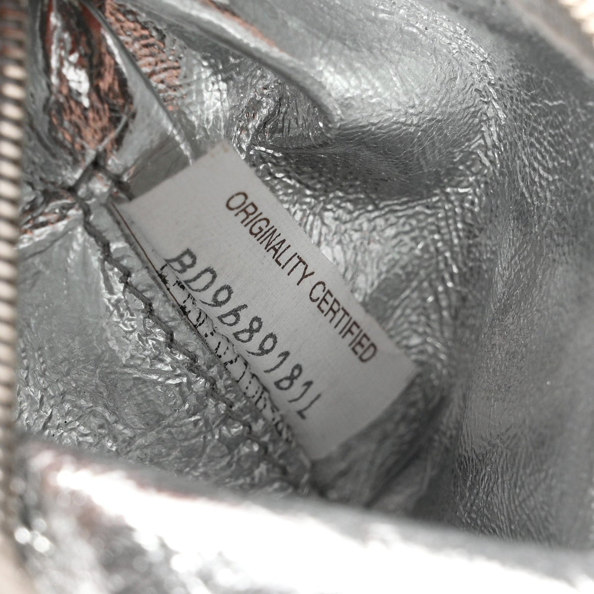 Metallic Lambskin Maxi Intrecciato Cassette Crossbody Bag Silver