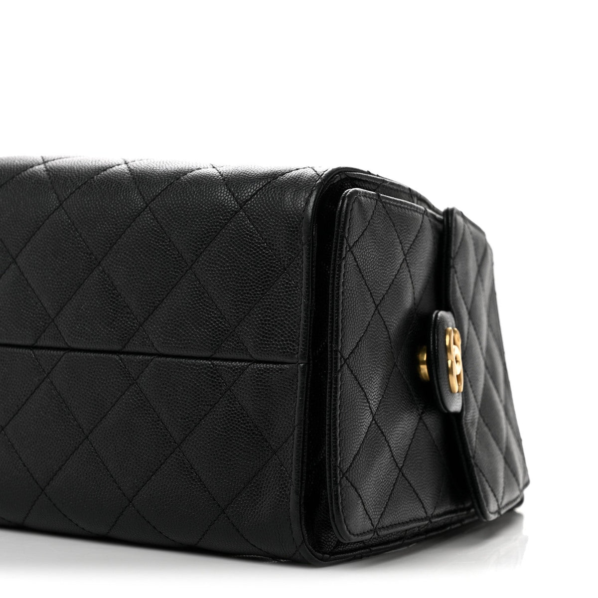 Caviar Quilted Small Chanel 25 Handbag Black
