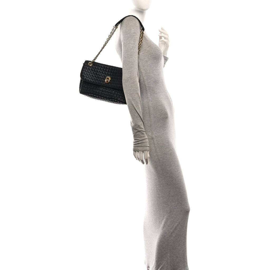 Nappa Intrecciato Madison Black