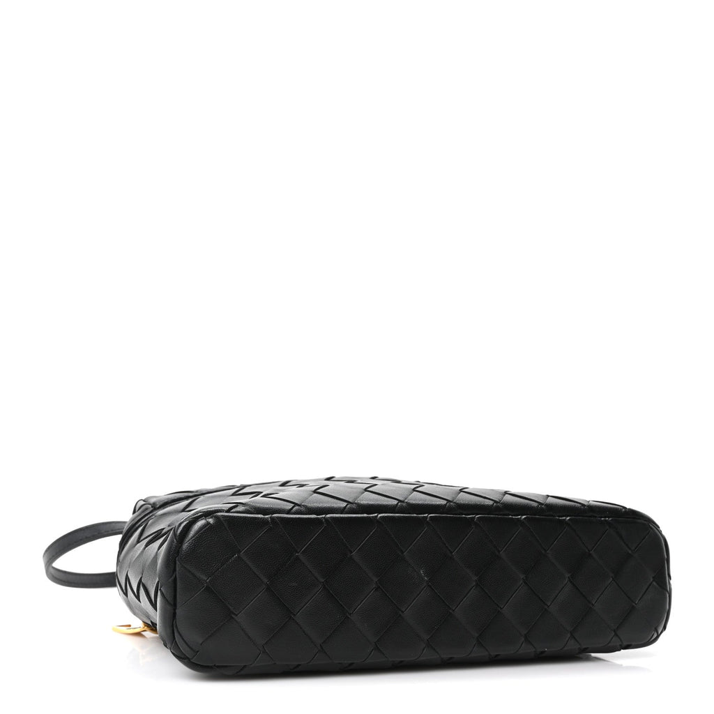 Calfskin Intrecciato Bang Bang Vanity Case Black