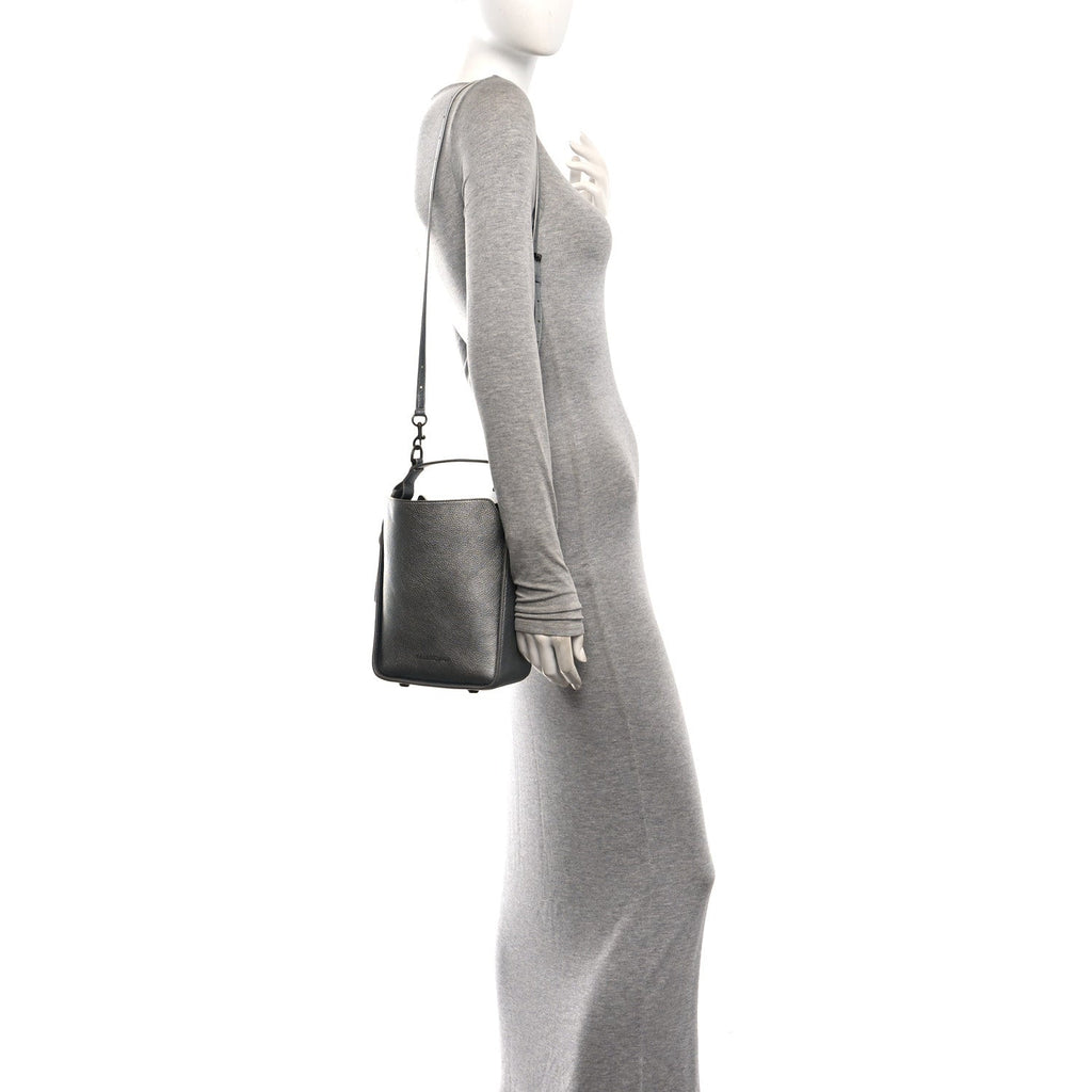 Metallic Calfskin XS Tool 2.0 North-South Tote Silver