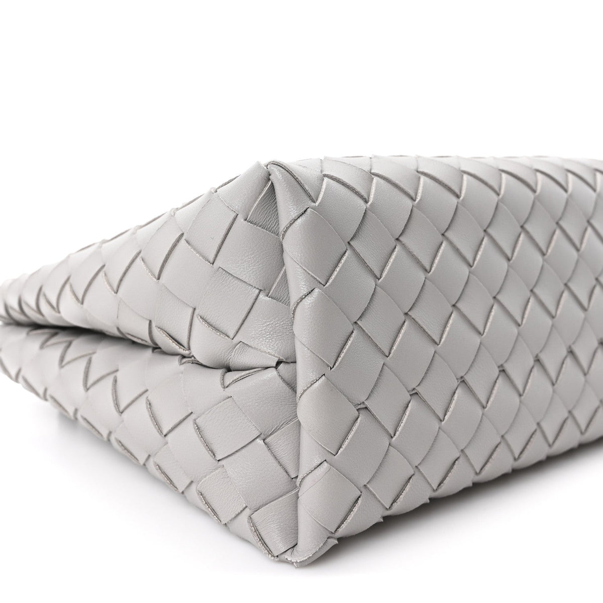 Nappa Intrecciato Small Andiamo Shoulder Bag Sterling