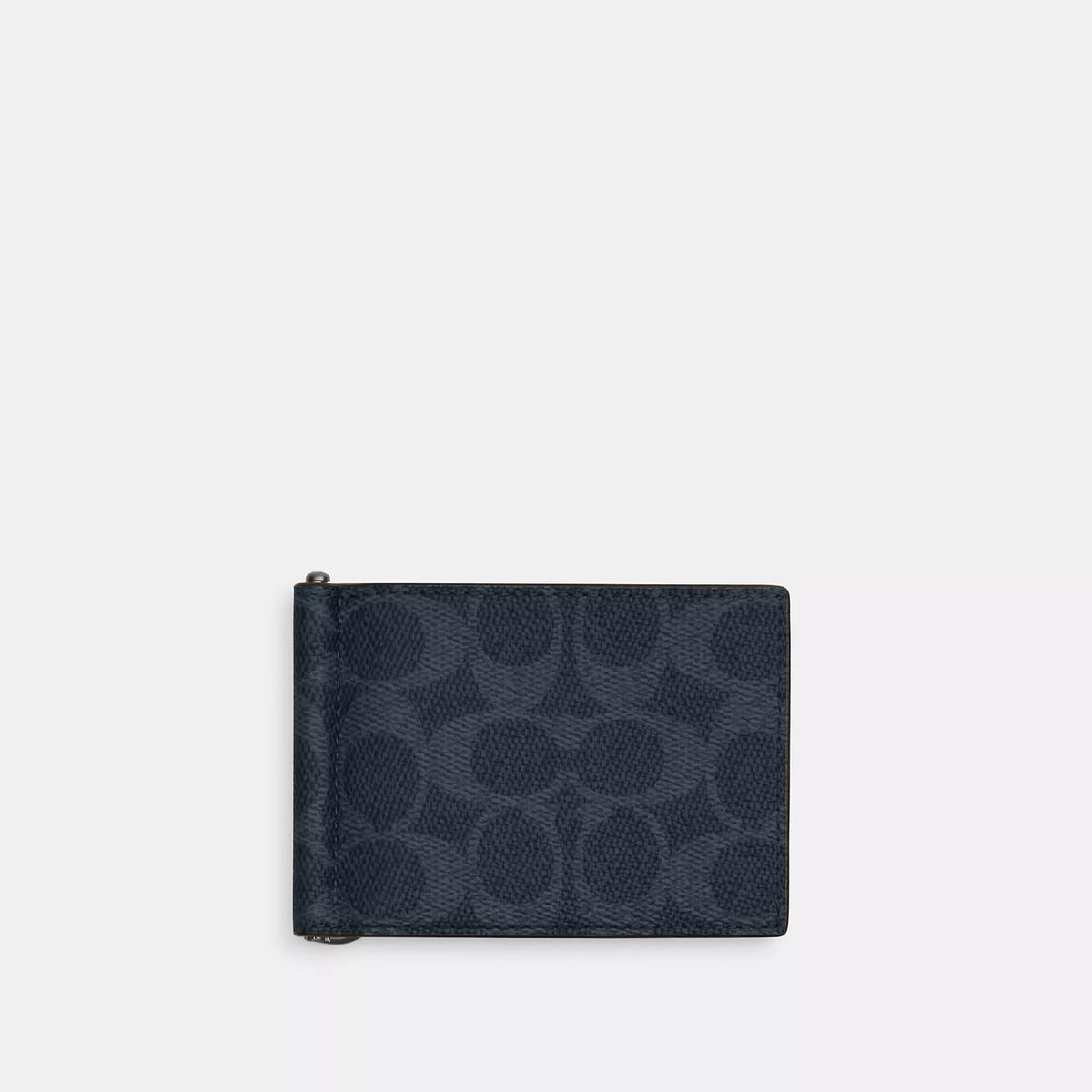 Coach Outlet Slim Money Clip Billfold Wallet In Signature Canvas
