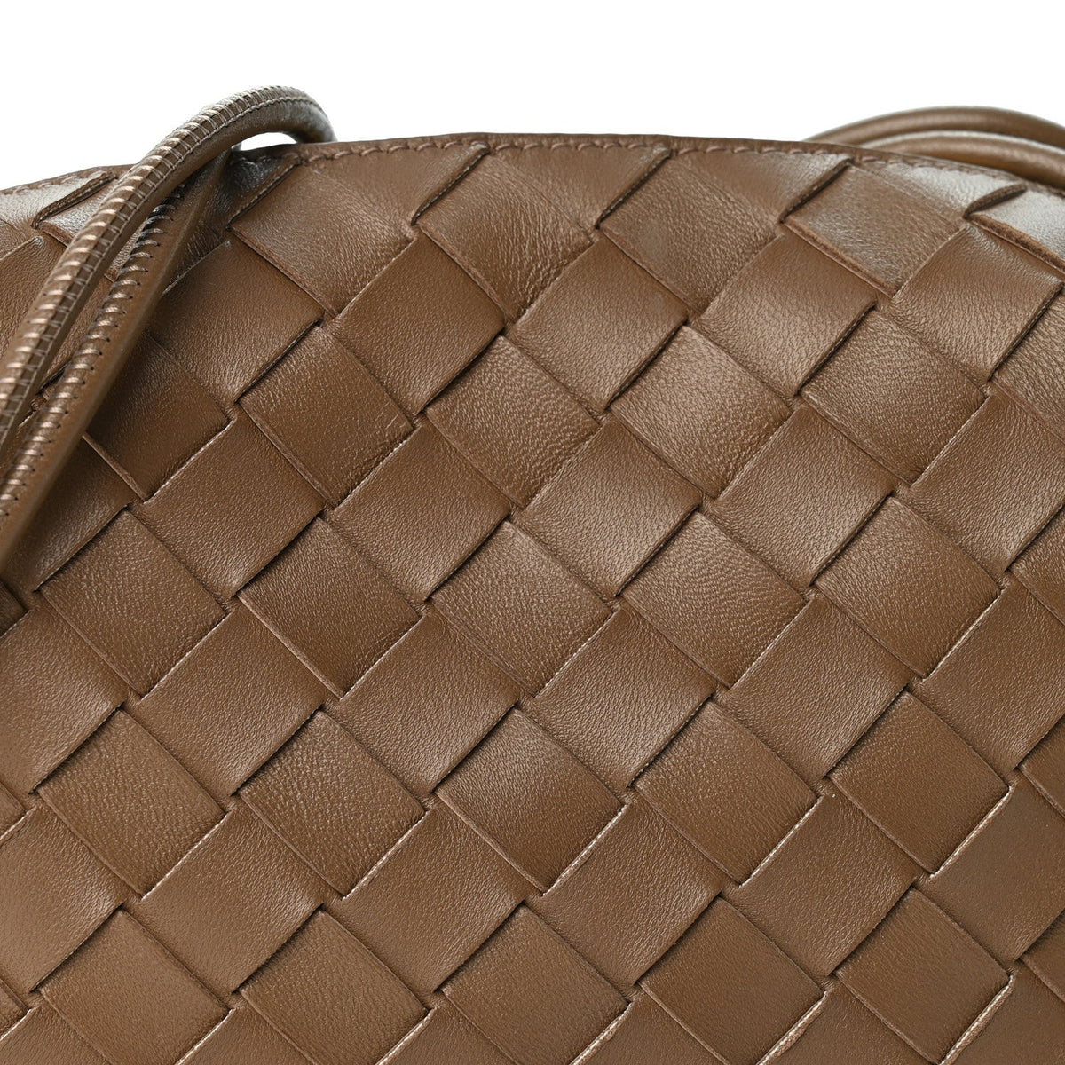 Nappa Intrecciato Mini Loop Camera Bag Pinecone
