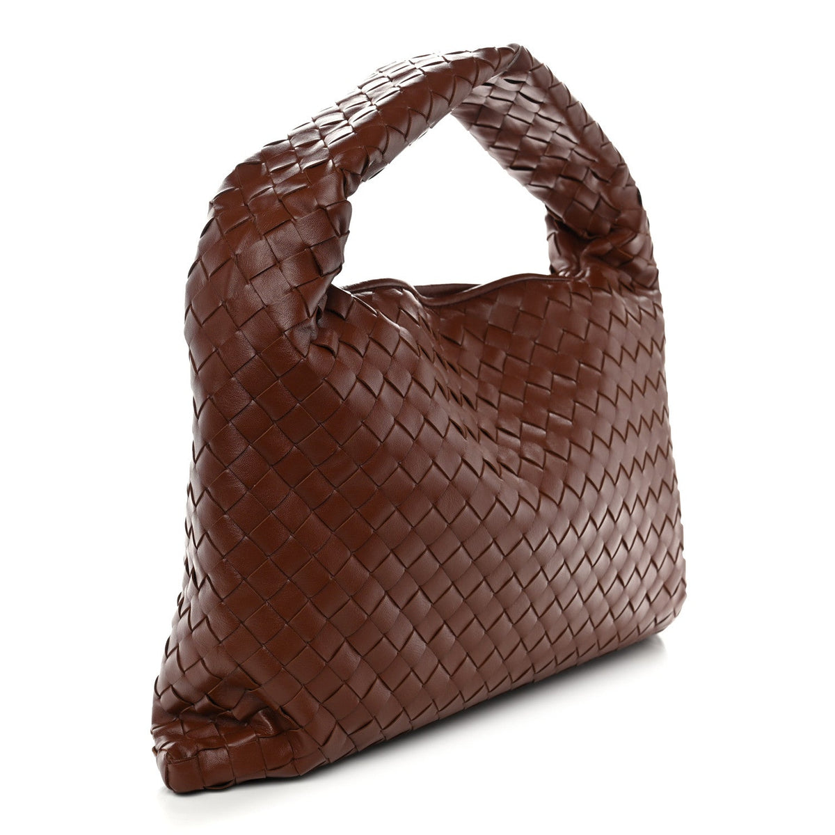 Calfskin Intrecciato Small Hop Sapele