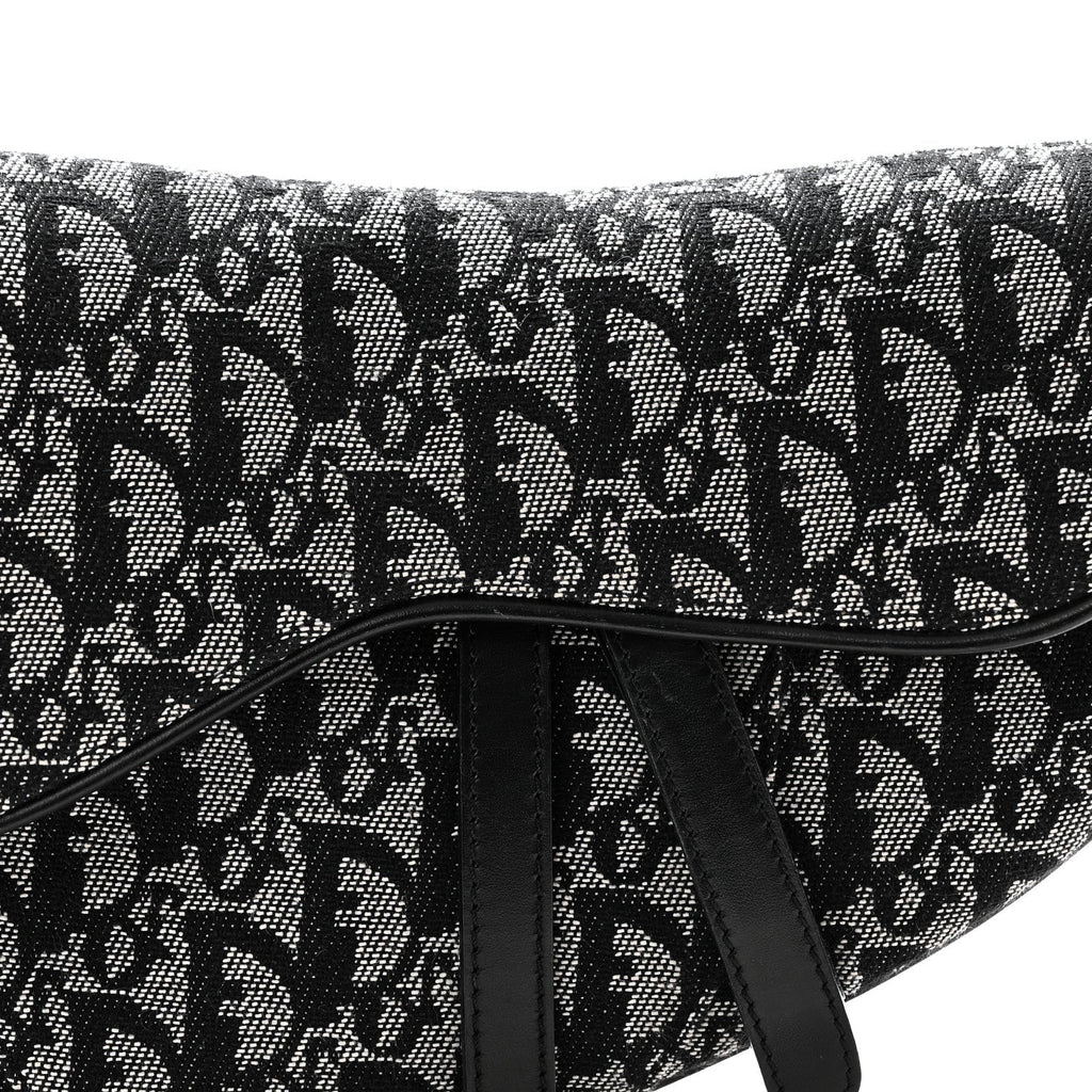 Monogram Saddle Bag Black