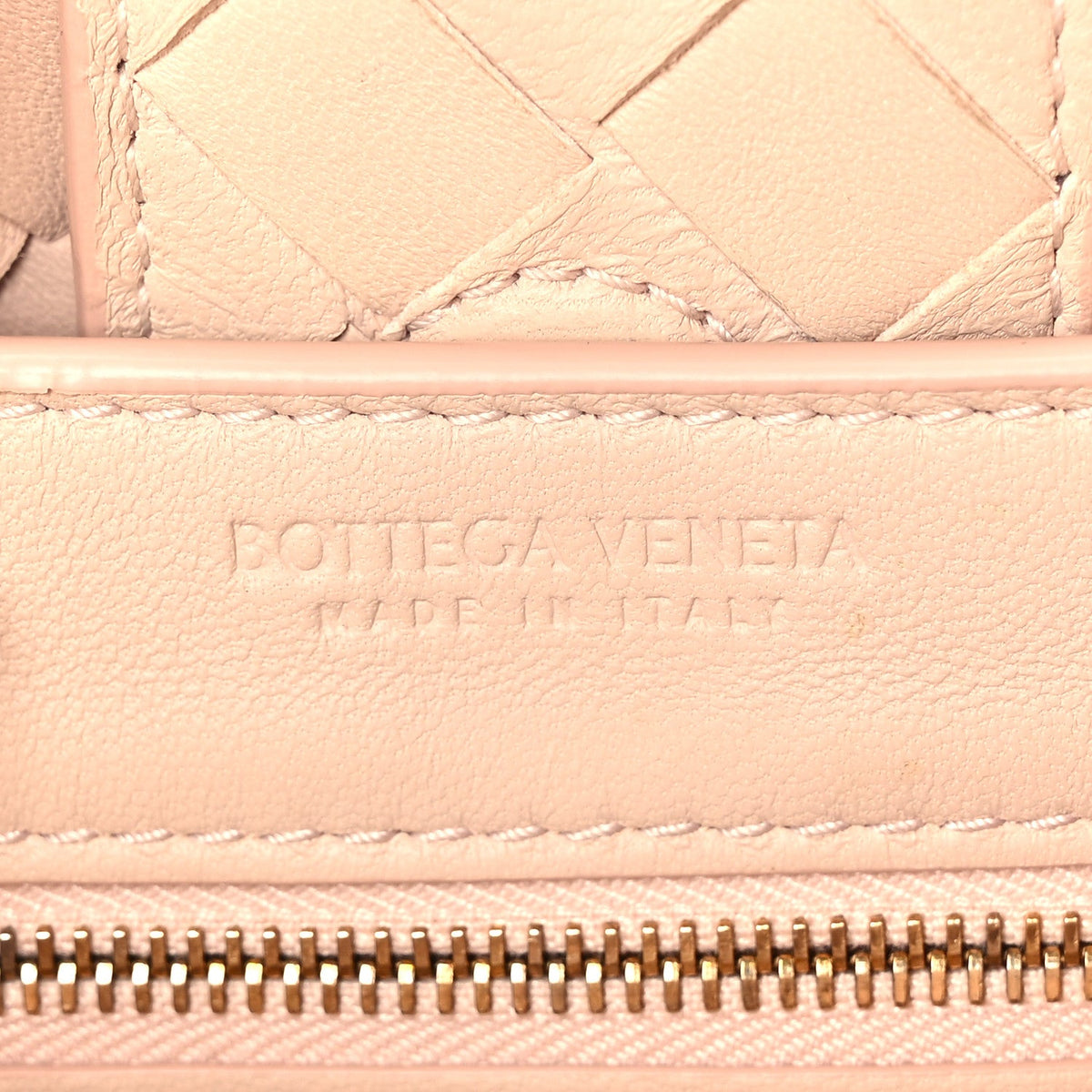 Nappa Intrecciato Small Andiamo Shoulder Bag Lotus