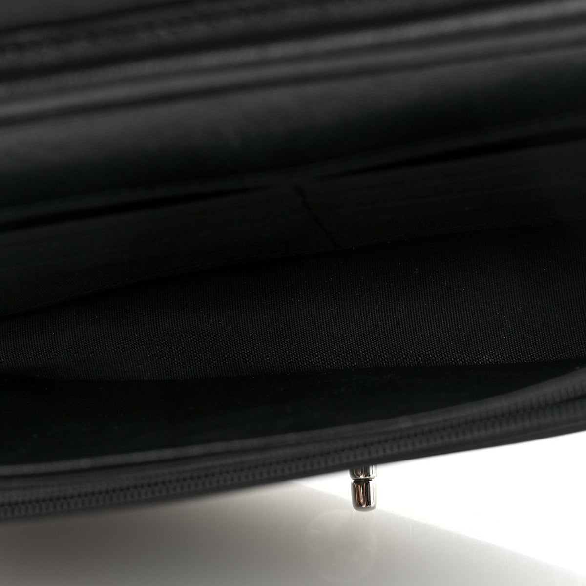 Velvet Mirror Embellished Boy Wallet On Chain WOC Argent