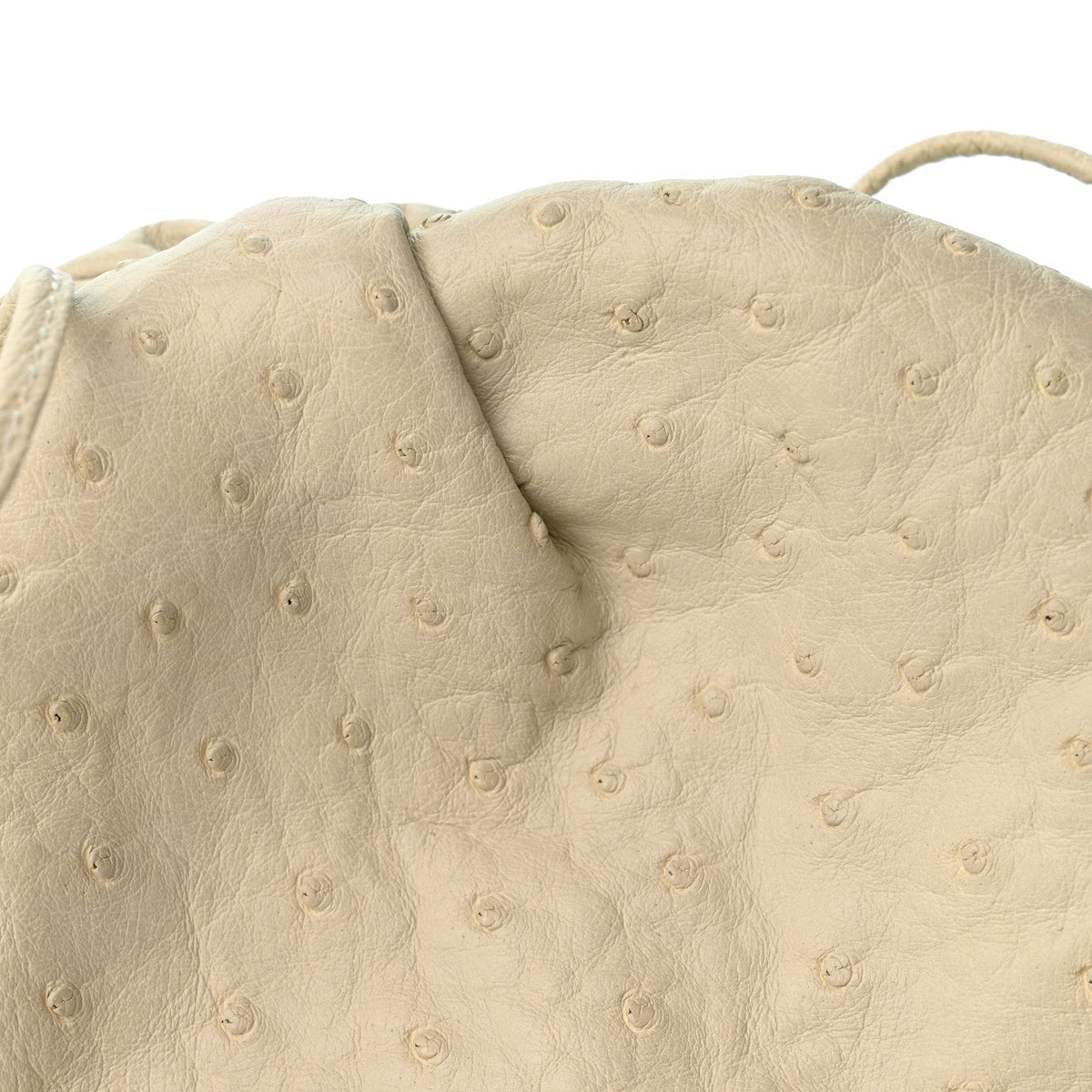 Ostrich The Mini Pouch White
