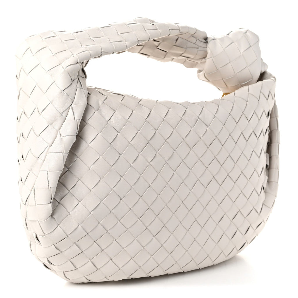 Nappa Intrecciato Teen Jodie Hobo White