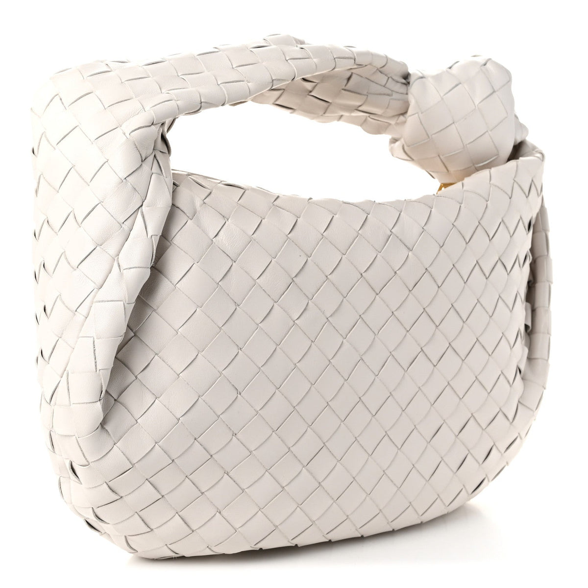 Nappa Intrecciato Teen Jodie Hobo White