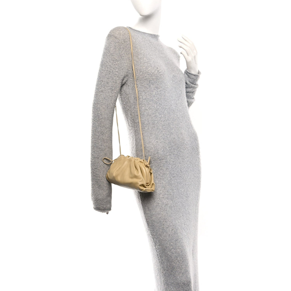 Butter Calfskin The Mini Pouch Almond