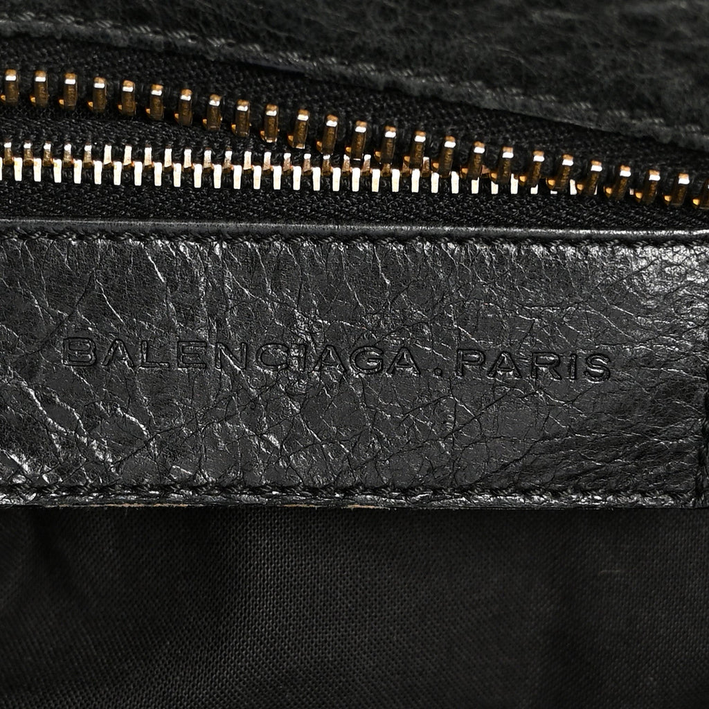 Agneau Giant 21 Gold Hardware Work Black