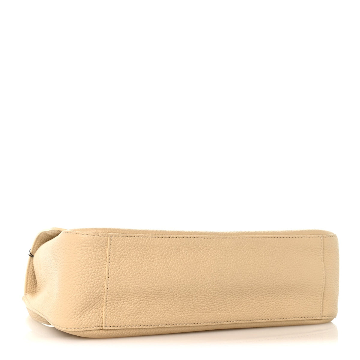 Grained Calfskin Small Souplissimo Maxi Flap Beige