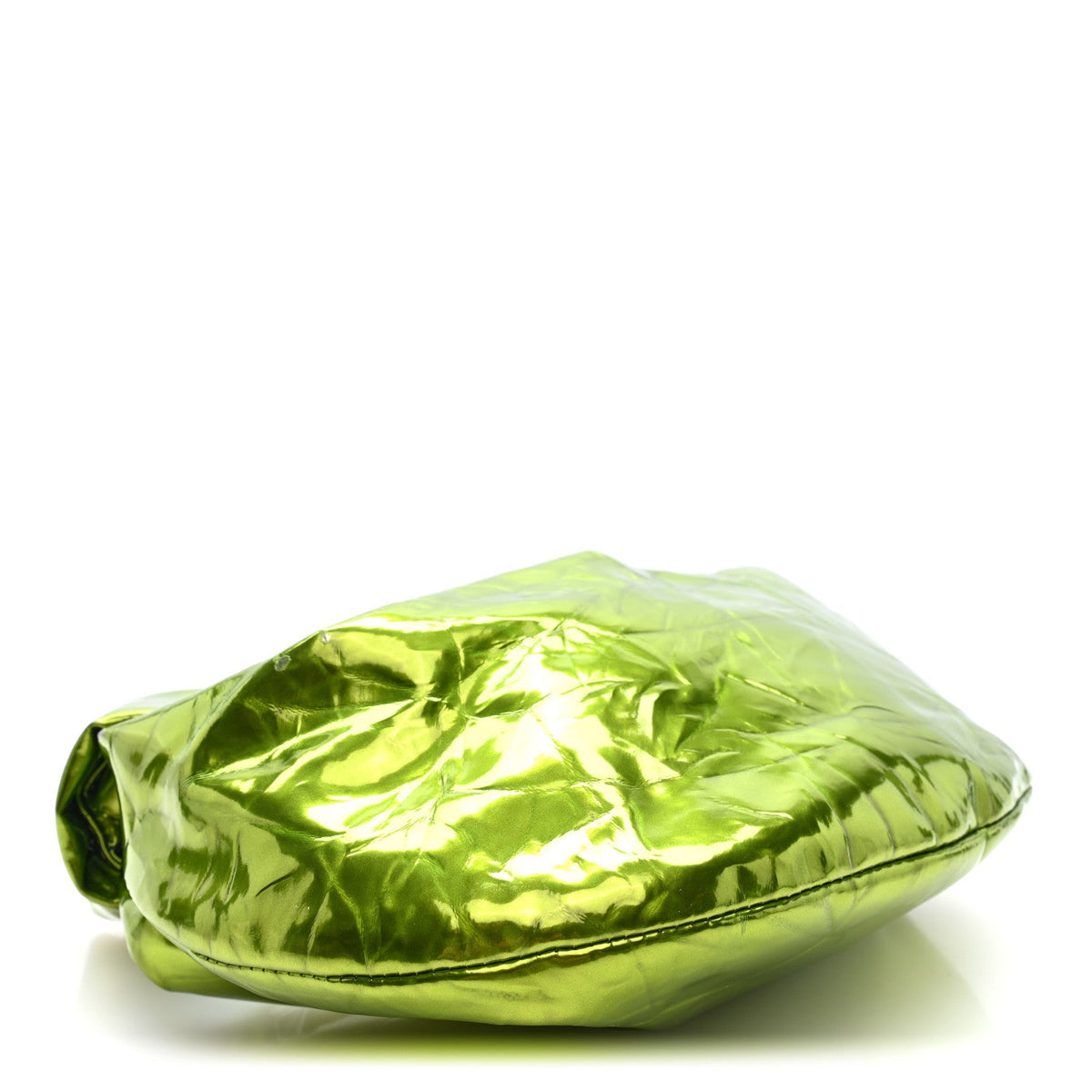 Metallic Crushed Calfskin Mini Jodie  Chlorophyll