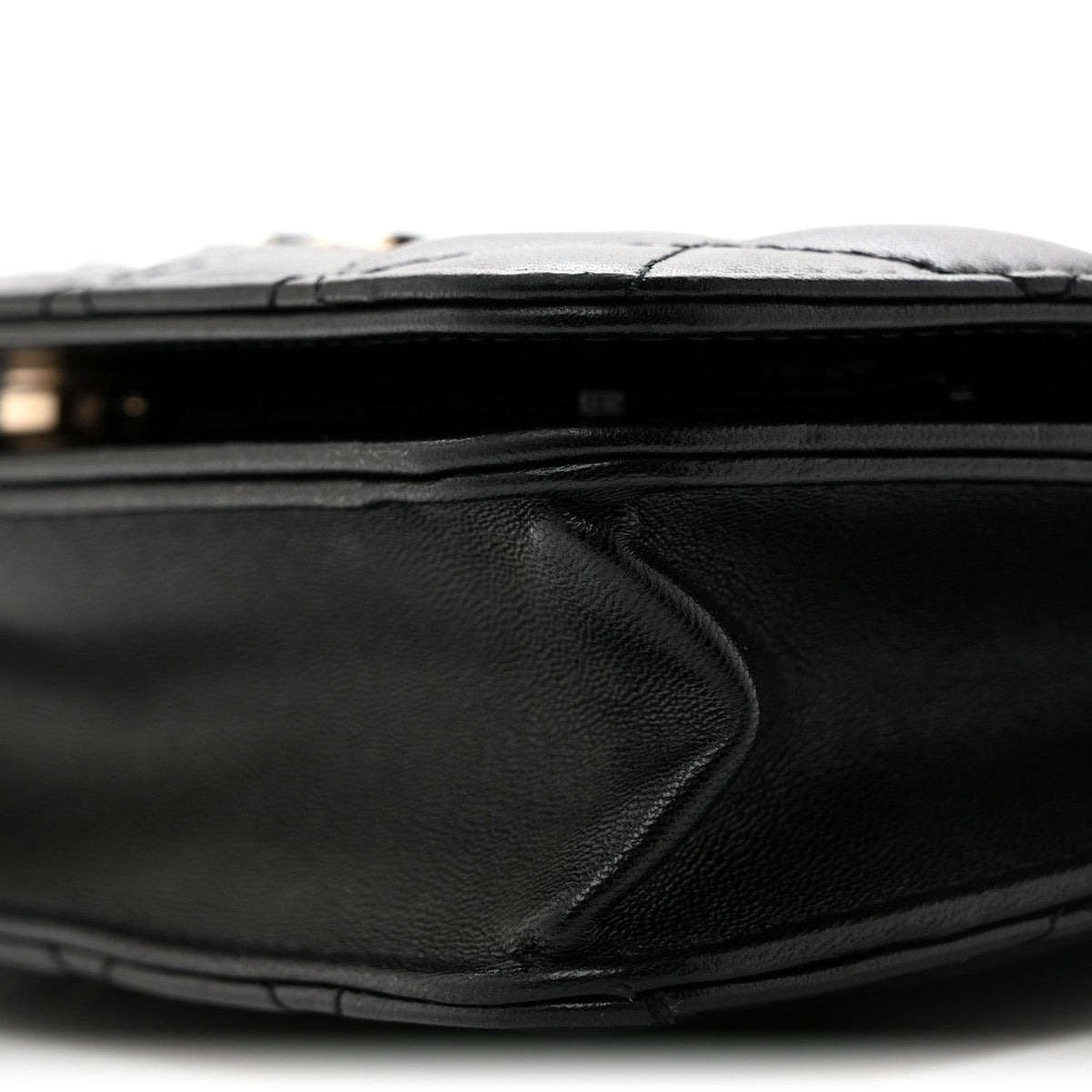 Calfskin Once Upon A Time Wallet on Chain WOC Black