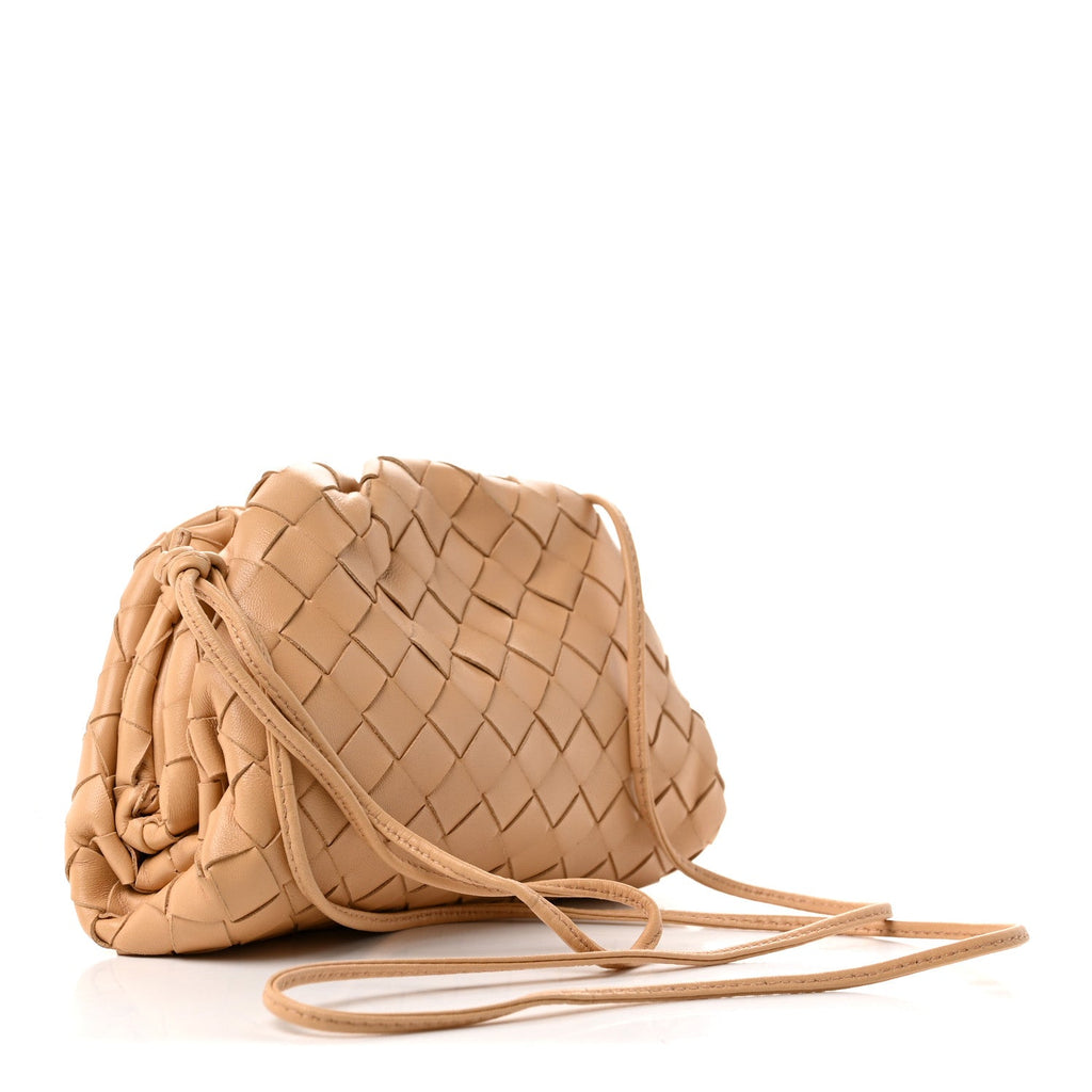Nappa Intrecciato The Mini Pouch Almond