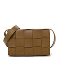 Lambskin Maxi Intrecciato Cassette Crossbody Bag Acorn