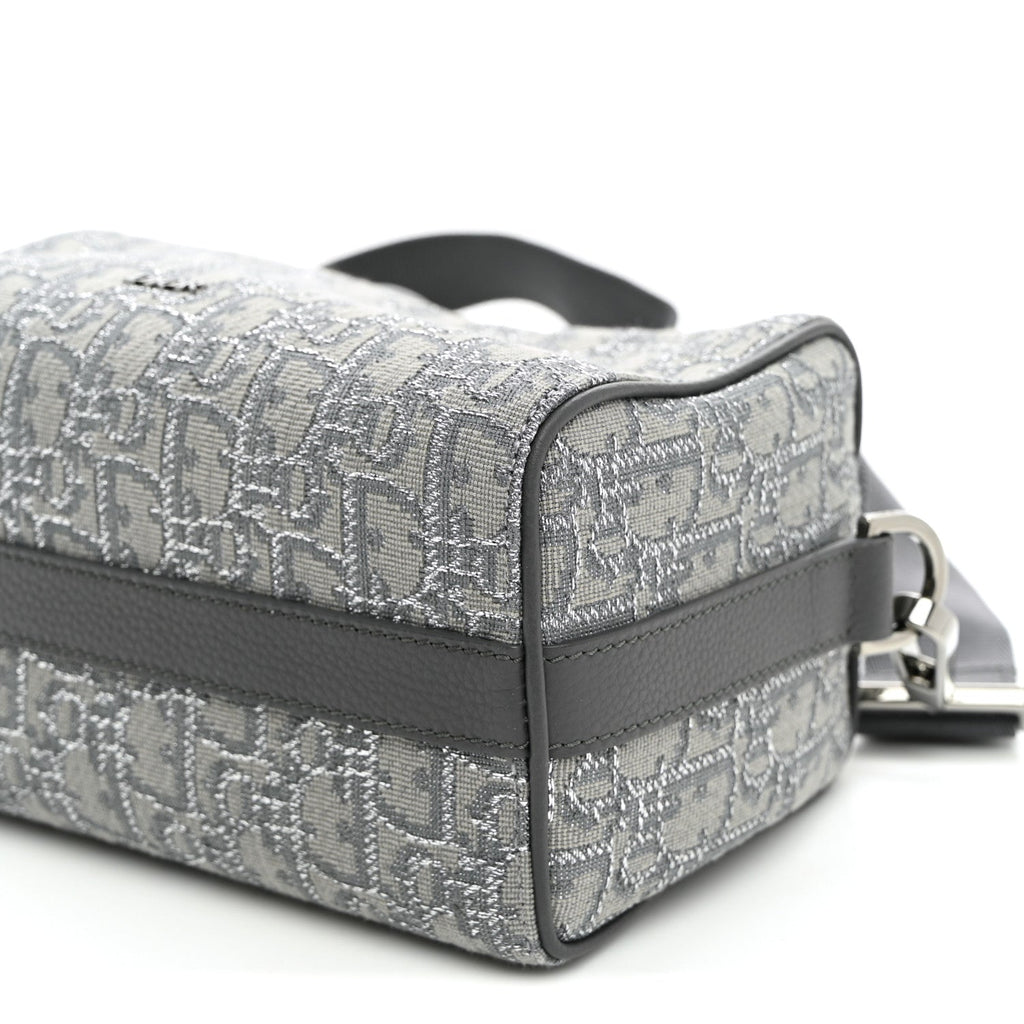 Oblique Jacquard Lingot 22 Bag Silver