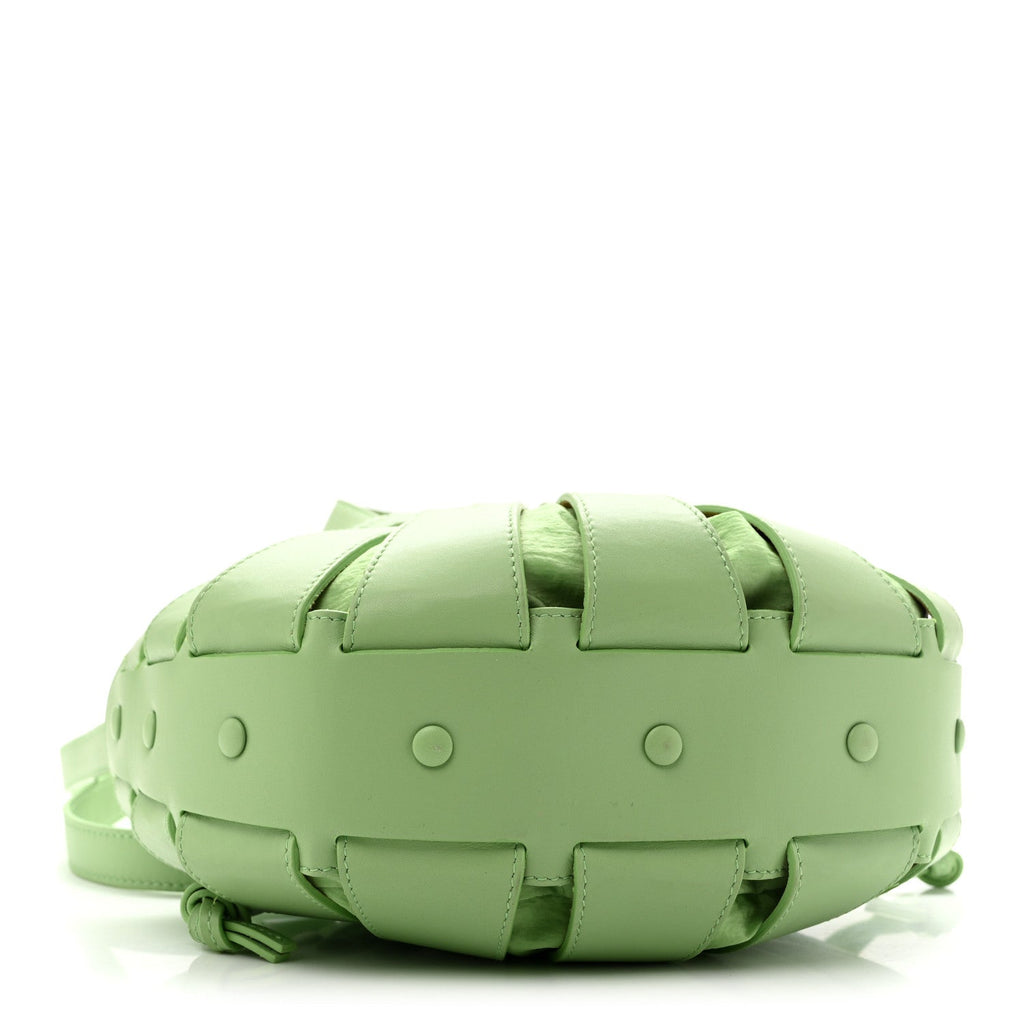 French Calfskin Small Shell Pistachio